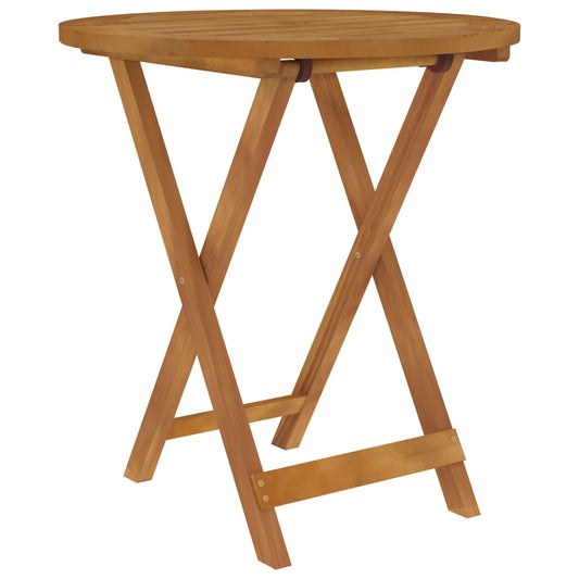 3Dílný Skládací Zahradní Jídelní Set Masivní Akáciové Dřevo 70 Cm