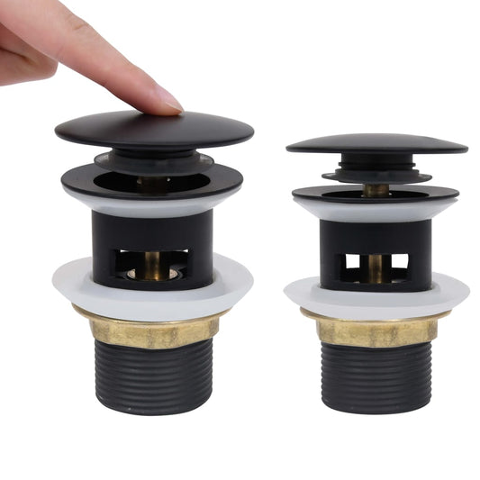 Umyvadlová Výpusť Černá 6,4 X 6,4 X 9,1 Cm