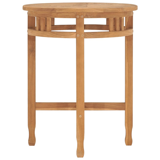 Bistro Stolek Ø 60 X 75,5 Cm Masivní Teakové Dřevo