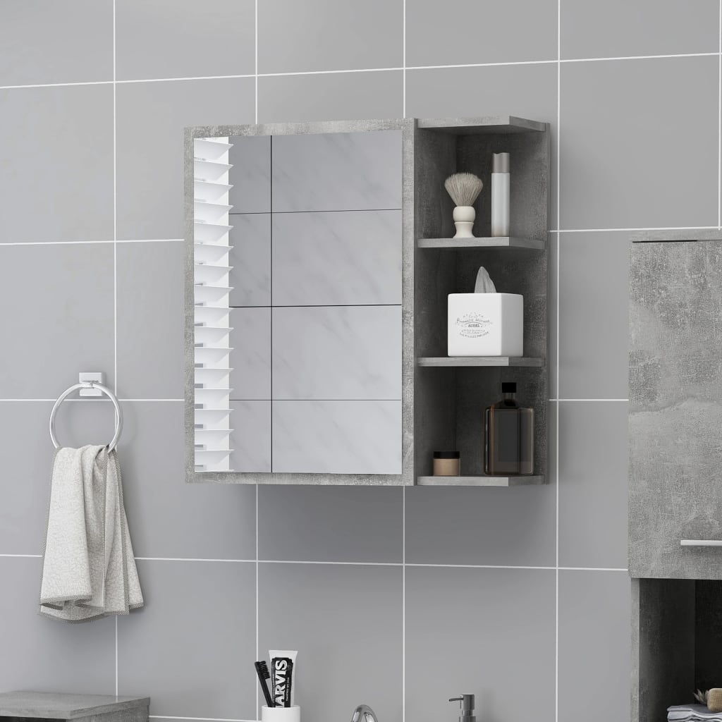 Koupelnová Skříňka Zrcadlo 62,5X20,5X64 Cm