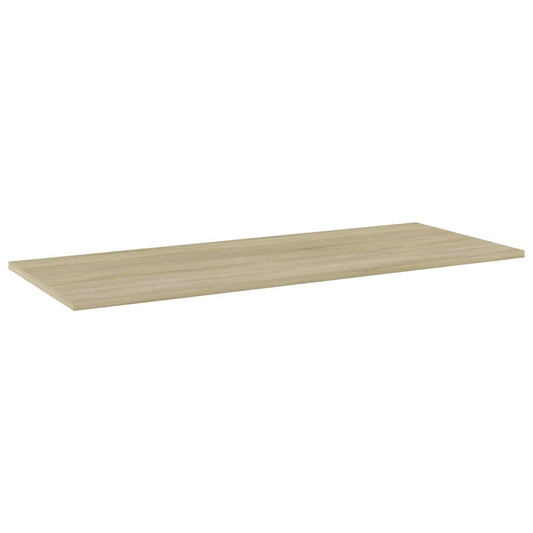Přídavné Police 4 Ks 100 X 40 X 1,5 Cm Dřevotříska Dub Sonoma