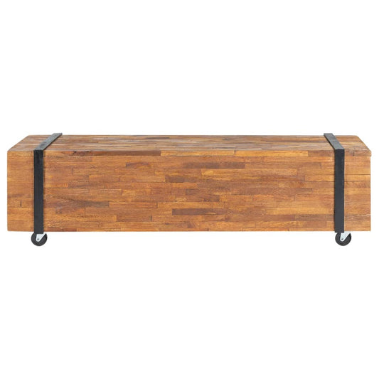 Tv Stolek 110 X 30 X 32,5 Cm Masivní Teakové Dřevo