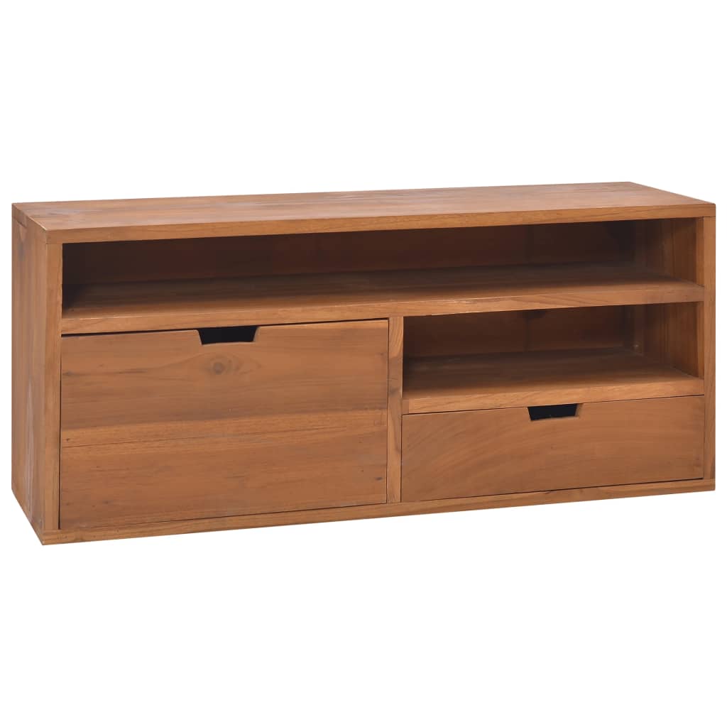 Tv Stolek 110 X 30 X 40 Cm Masivní Teakové Dřevo