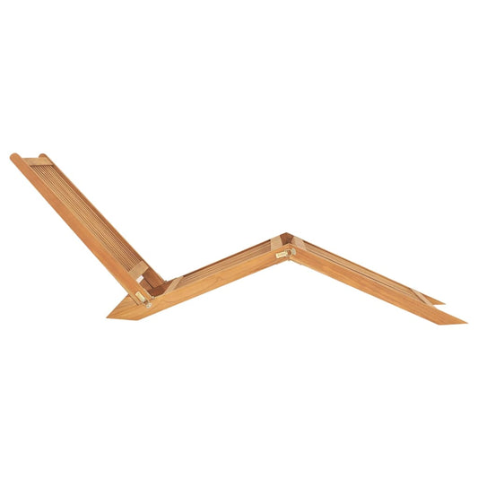 Zahradní Lehátko Masivní Teak