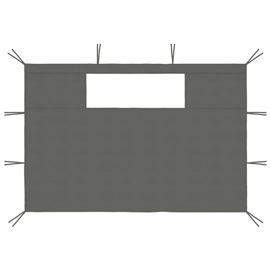 Boční Stěny K Party Stanu S Okny 2 Ks Antracitové