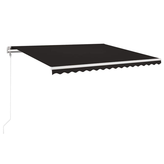 Automatická Markýza Led A Senzor Větru 400X350 Cm Antracitová