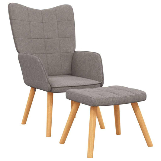 Relaxační Křeslo Se Stoličkou Textil