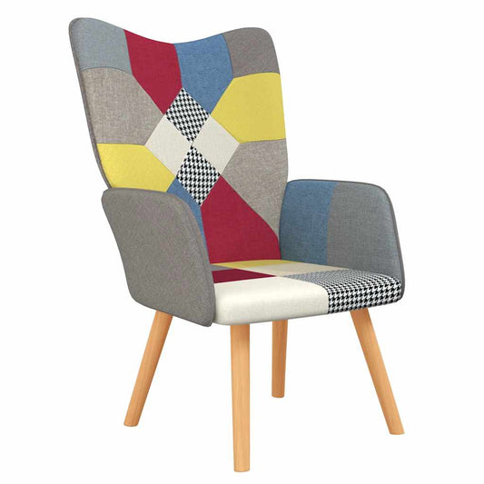 Relaxační Křeslo Patchwork Textil