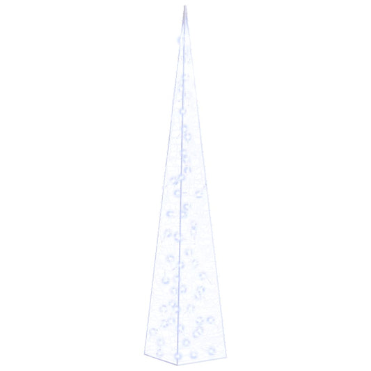 Akrylový Dekorativní Světelný Led Kužel Modrý Modrá