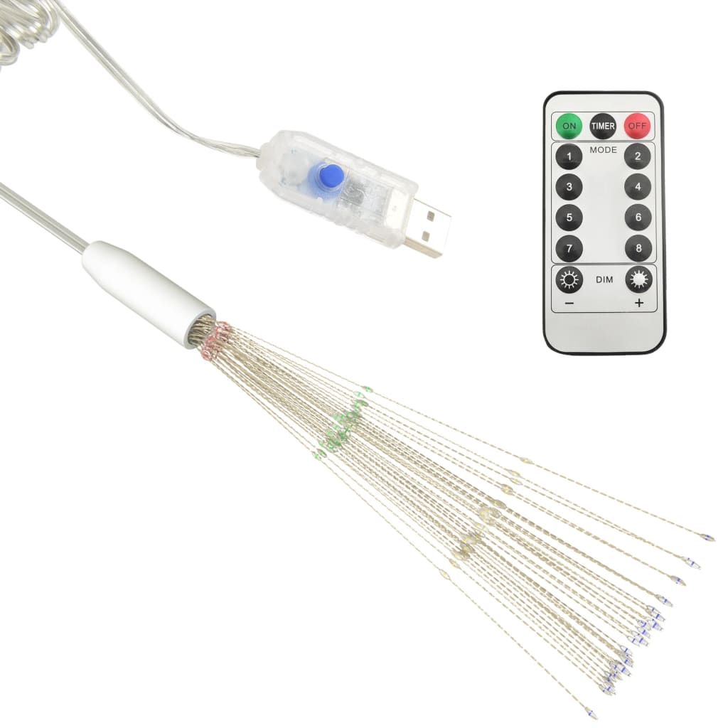 Venkovní Vánoční Ohňostroje 10 Ks Vícebarevné 20 Cm 1 400 Led