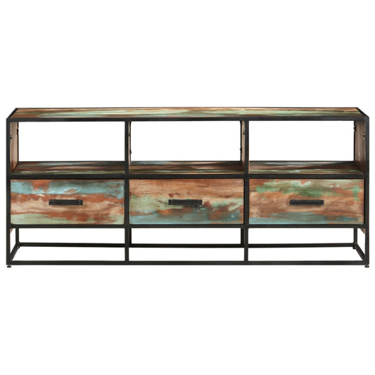 Tv Stolek 110 X 30 X 45 Cm Masivní Recyklované Dřevo