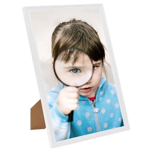 Fotorámečky Koláž 5 Ks Na Stůl Bílé Mdf