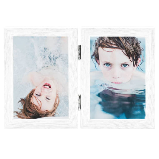 Dvoudílný Fotorámeček Bílý