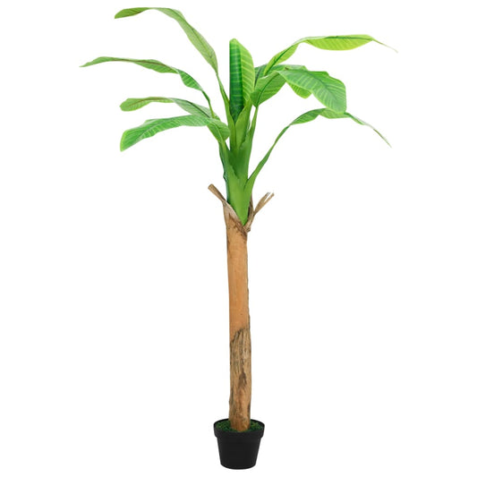 Umělý Banánovník S Květináčem Zelený