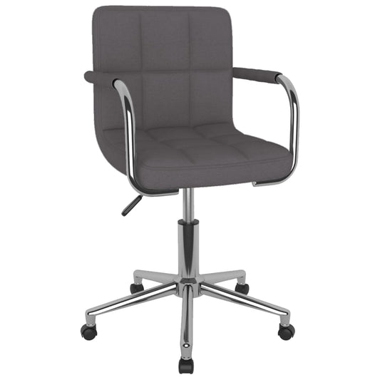Otočná Kancelářská Židle Taupe Textil