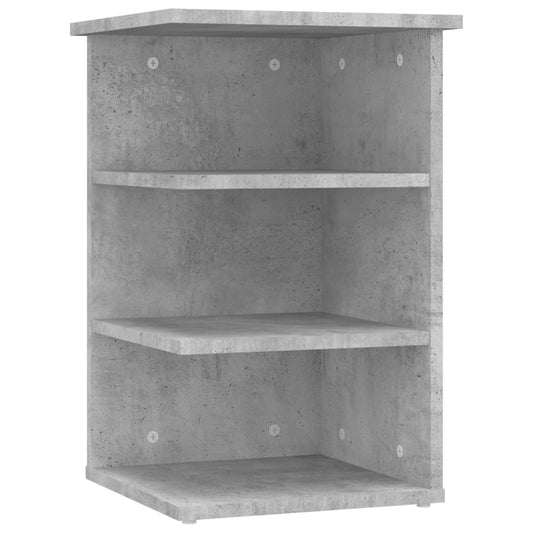 Odkládací Skříňka Betonově Šedá 35X35X55 Cm Kompozitní Dřevo