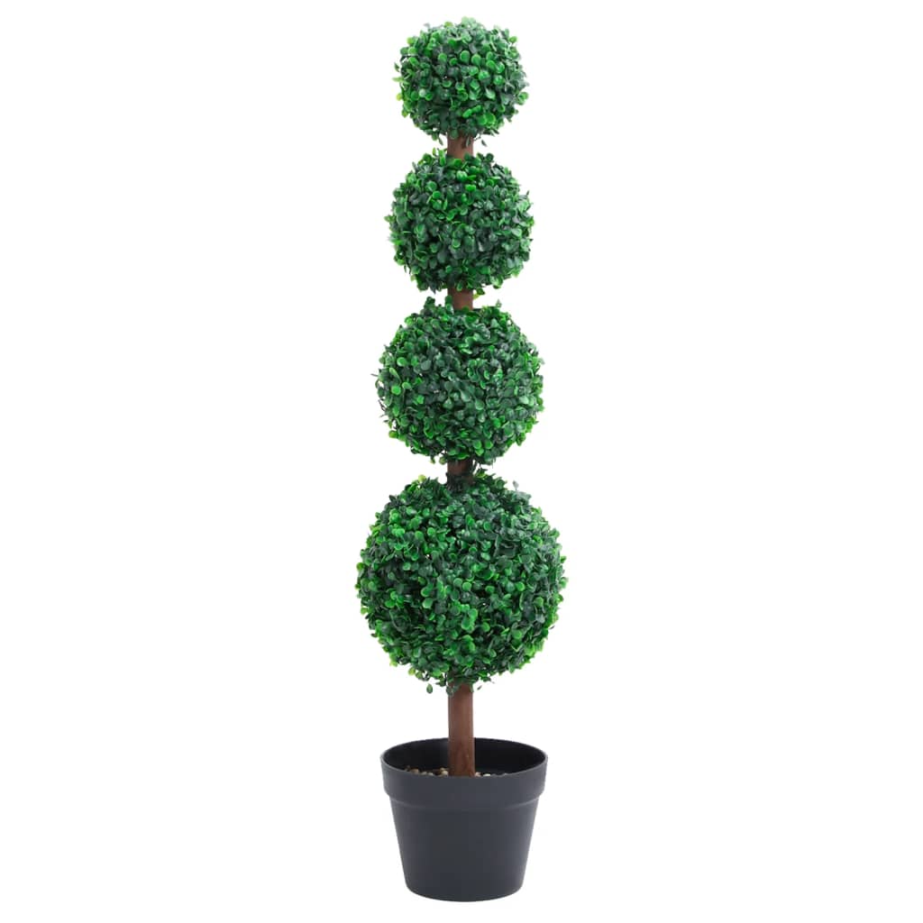 Umělý Zimostráz Ve Tvaru Koule S Květináčem Zelený 71 Cm