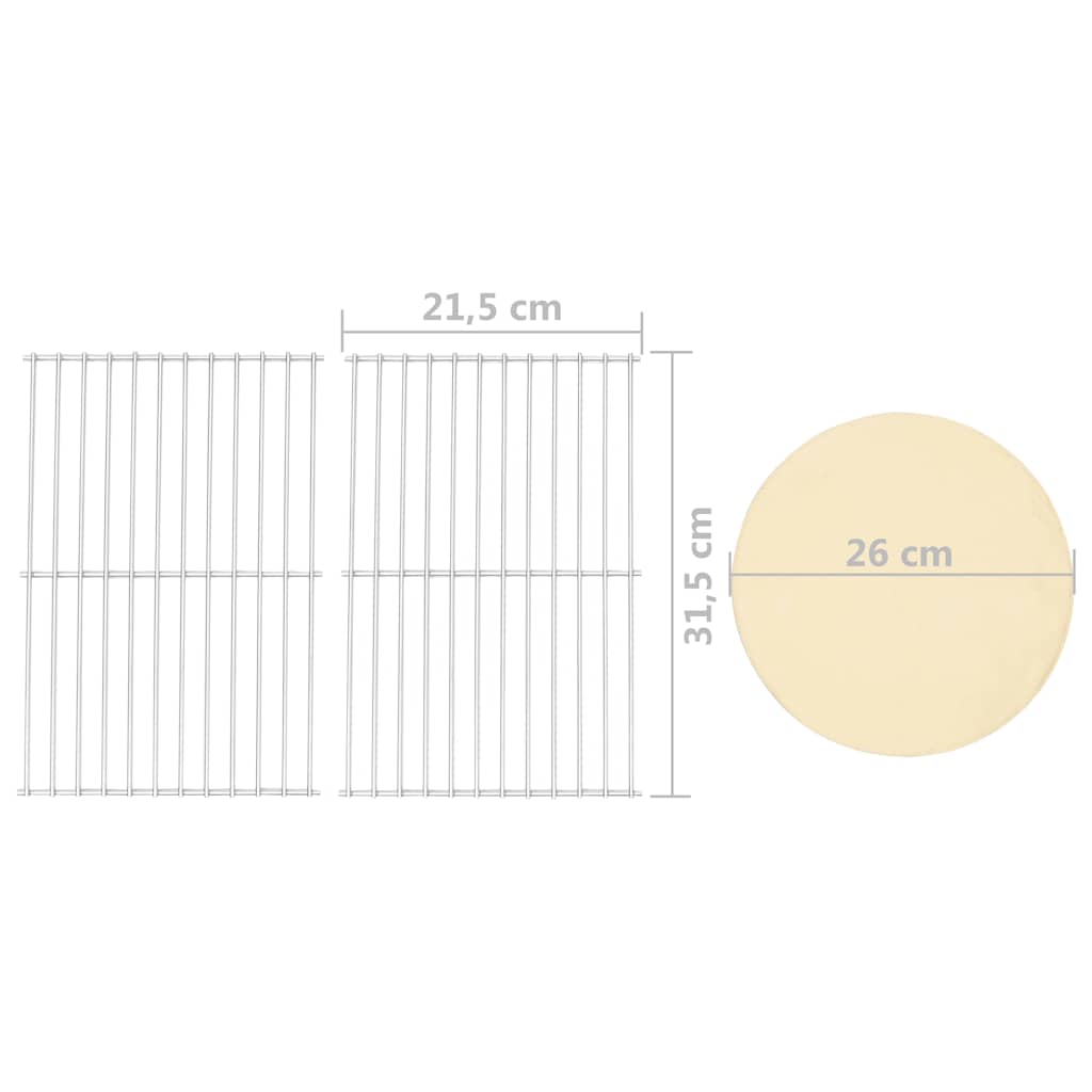 Venkovní Pec Na Pizzu A Gril 3 V 1 Černá