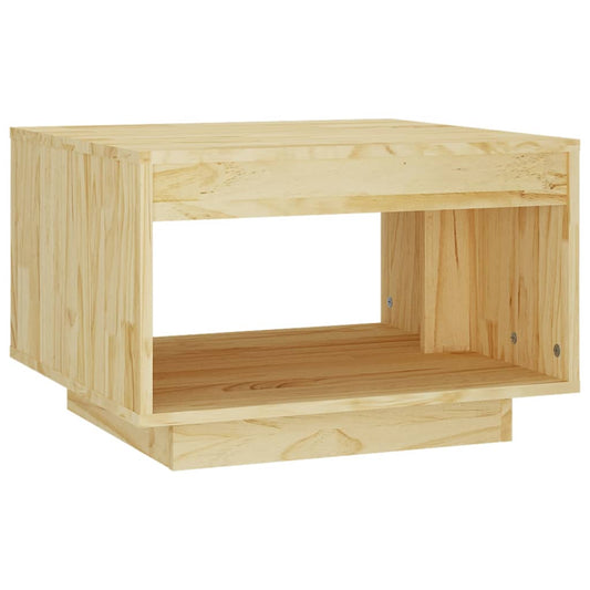 Konferenční Stolek 50 X 50 X 33,5 Cm Masivní Borové Dřevo