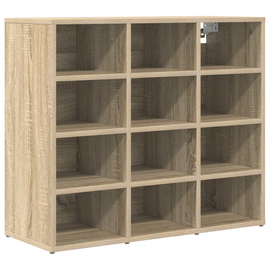 Skříň Na Obuv 77,5 X 30 X 67 Cm Kompozitní Dřevo Sonoma Dub