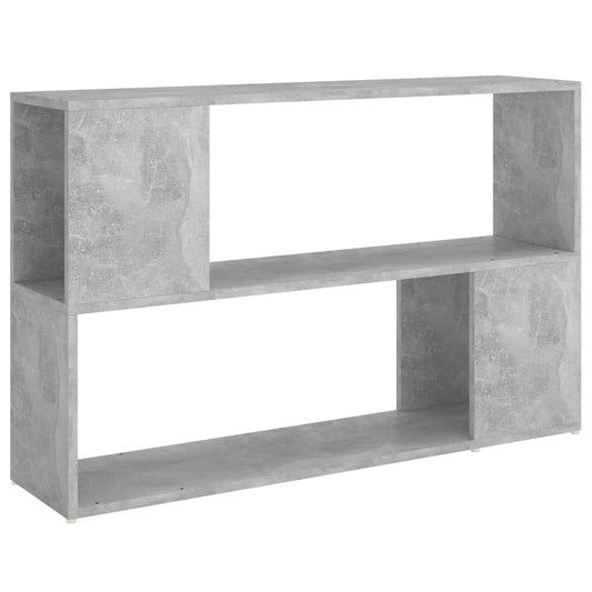 Knihovna Betonově Šedá 100 X 24 X 63 Cm Kompozitní Dřevo