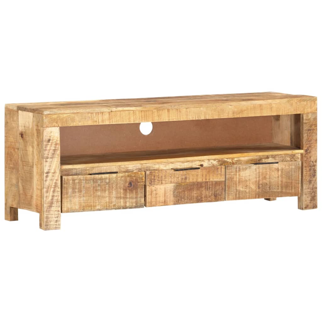Tv Stolek 110 X 30 X 40 Cm Hrubé Mangovníkové Dřevo