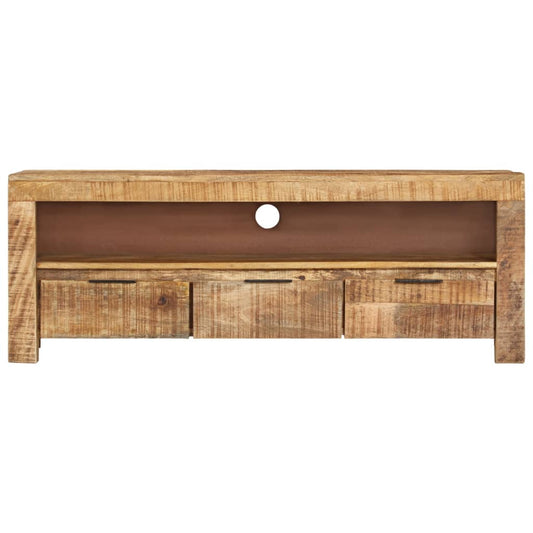Tv Stolek 110 X 30 X 40 Cm Hrubé Mangovníkové Dřevo