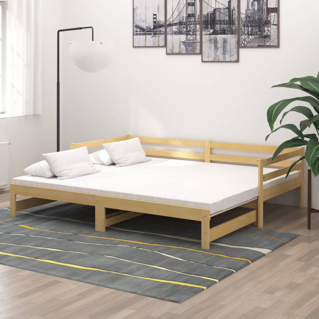 Výsuvná Válenda 2 X (90 X 200) Cm Masivní Borovice