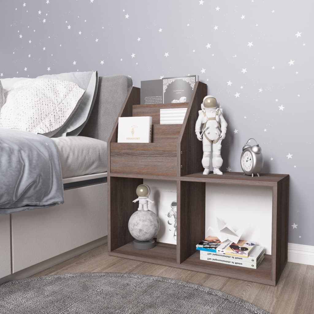 Dětský Regál Na Časopisy 71 X 30 X 78,5 Cm Kompozit