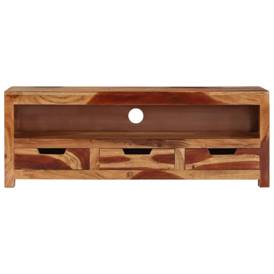 Tv Skříňka 110 X 30 X 40 Cm Masivní Akáciové Dřevo