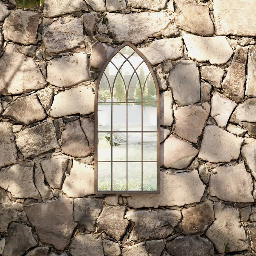 Zahradní Zrcadlo Černé Železo Pro Použití Venku