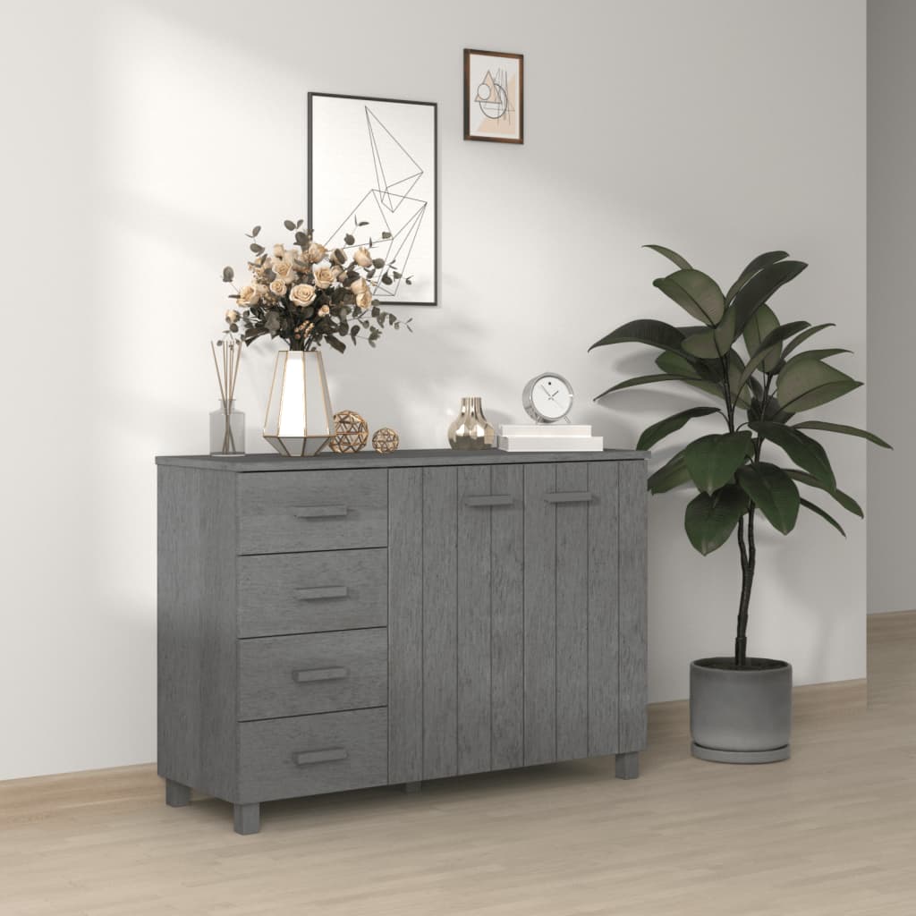 Příborník Hamar Medově Hnědý 113 X 40 X 80 Cm Masivní Borovice