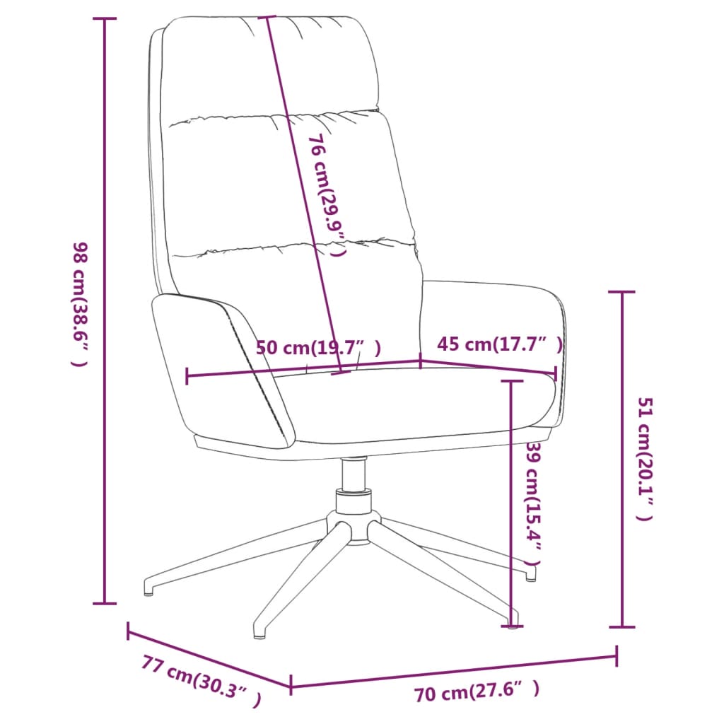 Relaxační Křeslo Hořčicově Žluté Textil