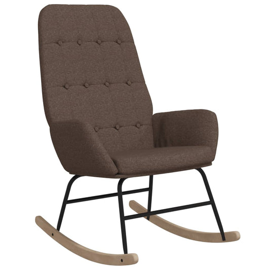 Houpací Křeslo Taupe Textil