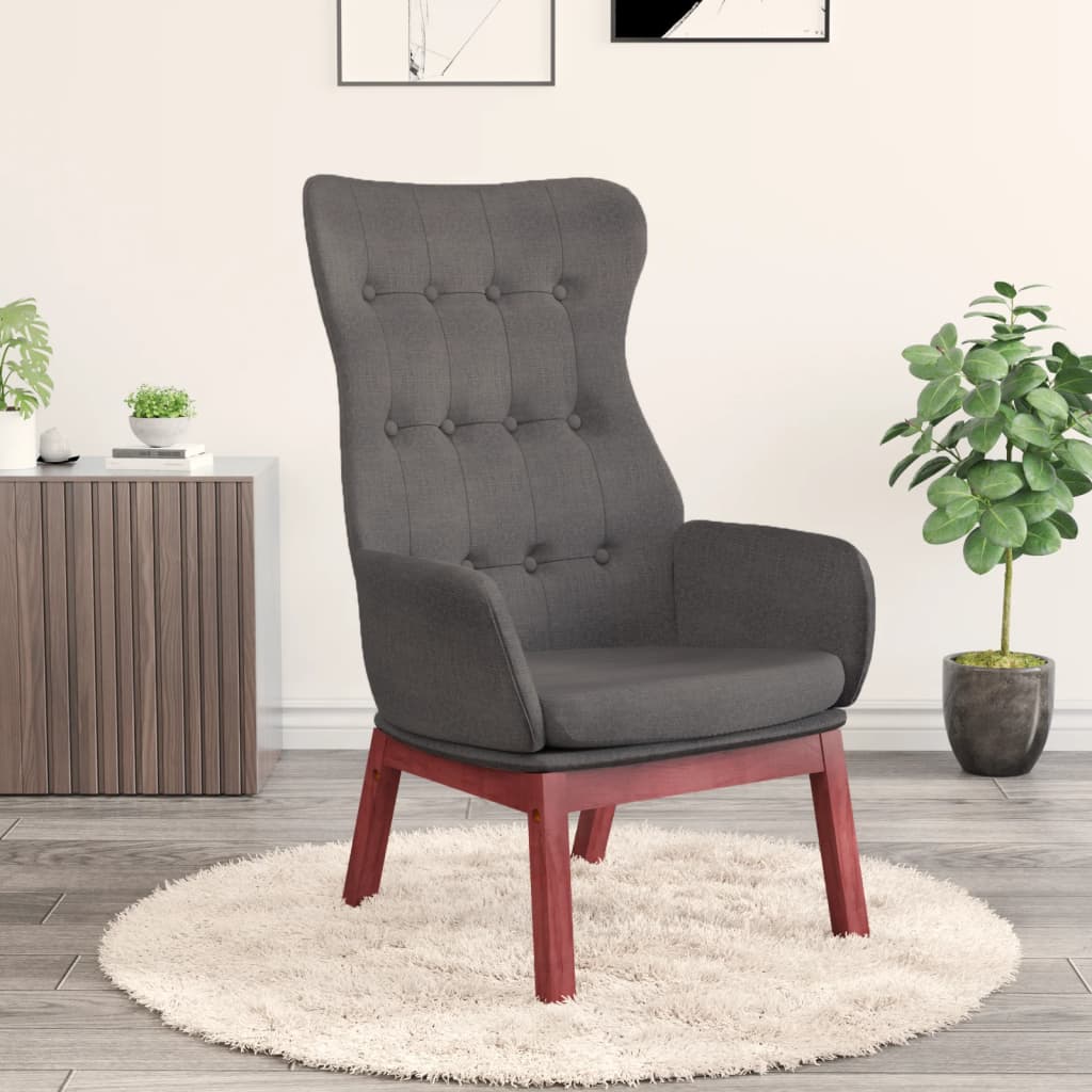 Relaxační Křeslo Hořčicově Žluté Textil