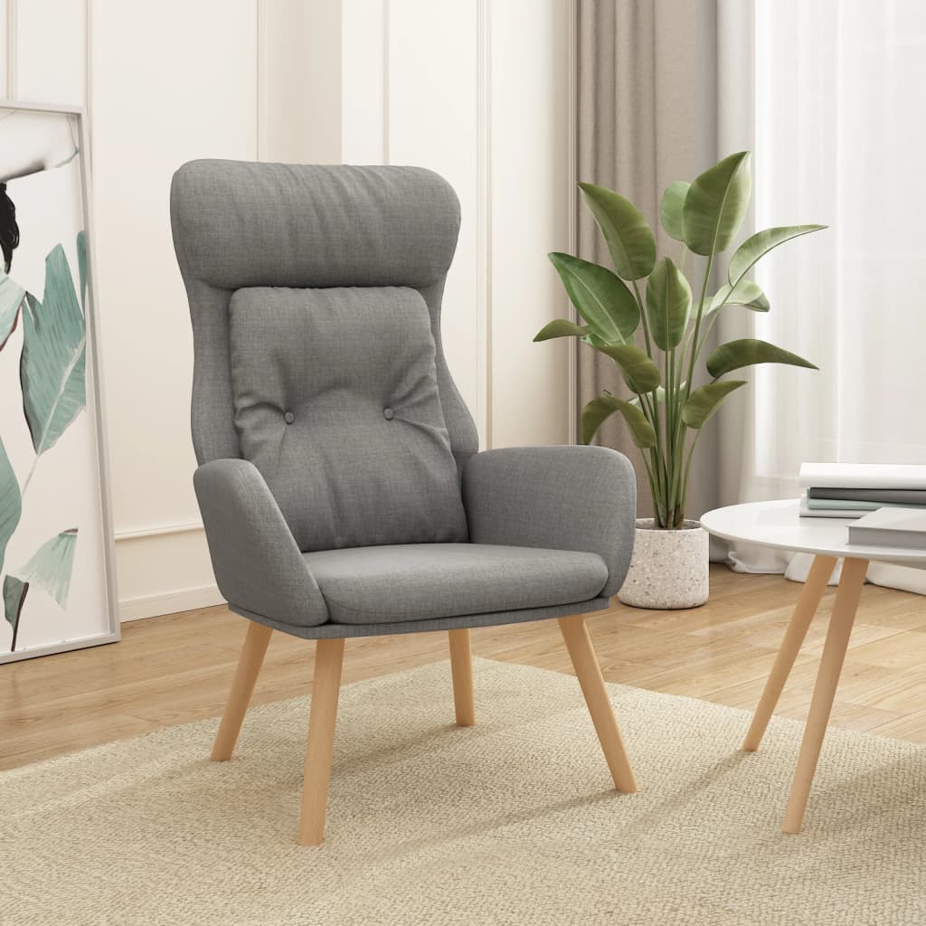 Relaxační Křeslo Hořčicově Žluté Textil