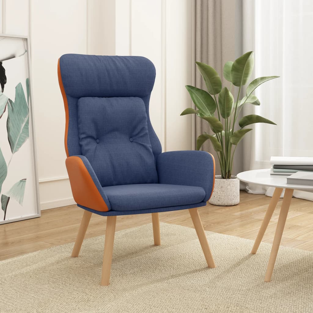 Relaxační Křeslo Světle Šedé Textil A Pvc