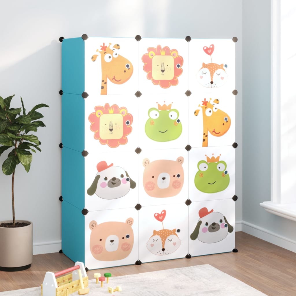 Dětská Modulární Skříň S 8 Úložnými Boxy Pp