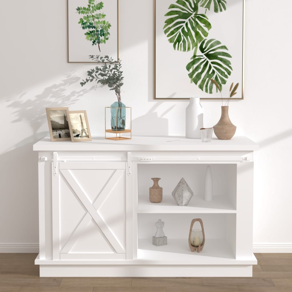 Kování Pro Posuvné Dveře Skříně Uhlíková Ocel Bílé Bílá