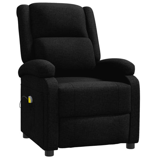 Masážní Křeslo Ušák Černé Textil