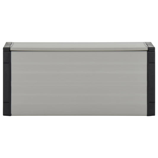 Zahradní Odpadkový Koš Šedý 85 X 34 X 40 Cm