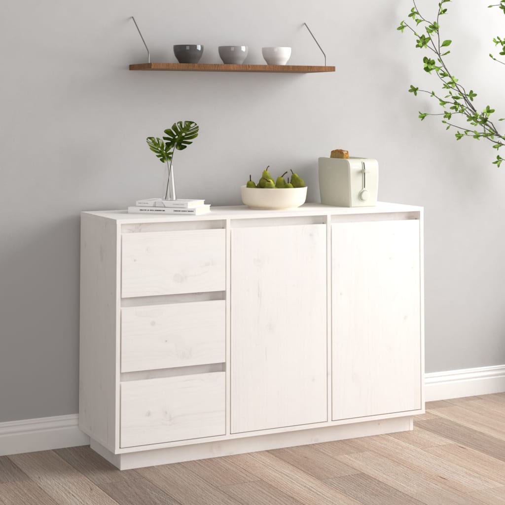 Příborník 111 X 34 X 75 Cm Masivní Borové Dřevo