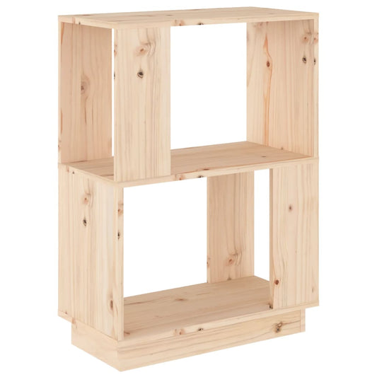 Knihovna / Dělicí Stěna 51 X 25 X 70 Cm Masivní Borovice