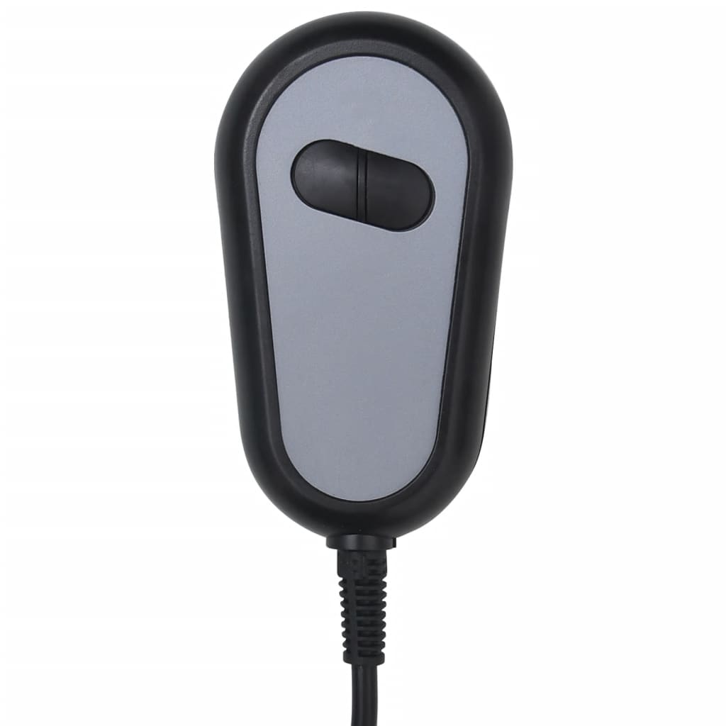 Elektrické Masážní Křeslo Tmavě Šedé Samet