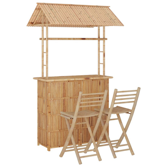 3Dílný Barový Set Bambus
