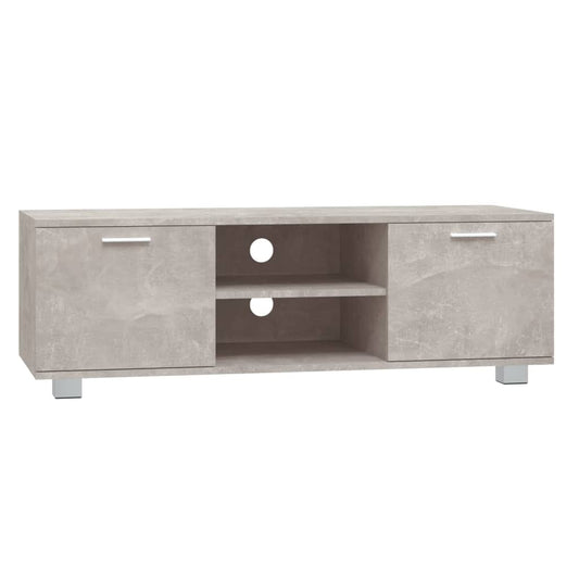 Tv Skříňka Betonově Šedá 120X40,5X35 Cm Kompozitní Dřevo