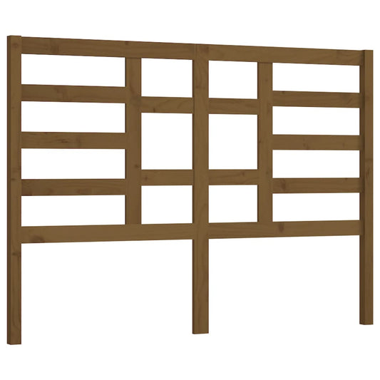 Čelo Postele Medově Hnědé 146 X 4 X 104 Cm Masivní Borovice