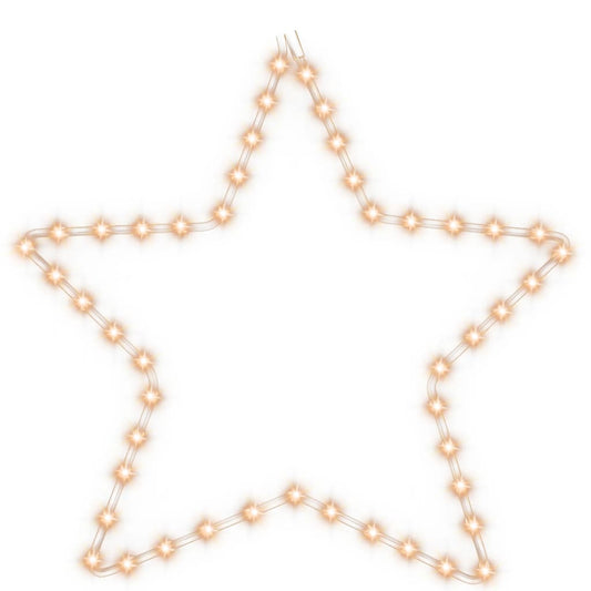 Vánoční Hvězda Se 48 Teplými Bílými Led 56 Cm