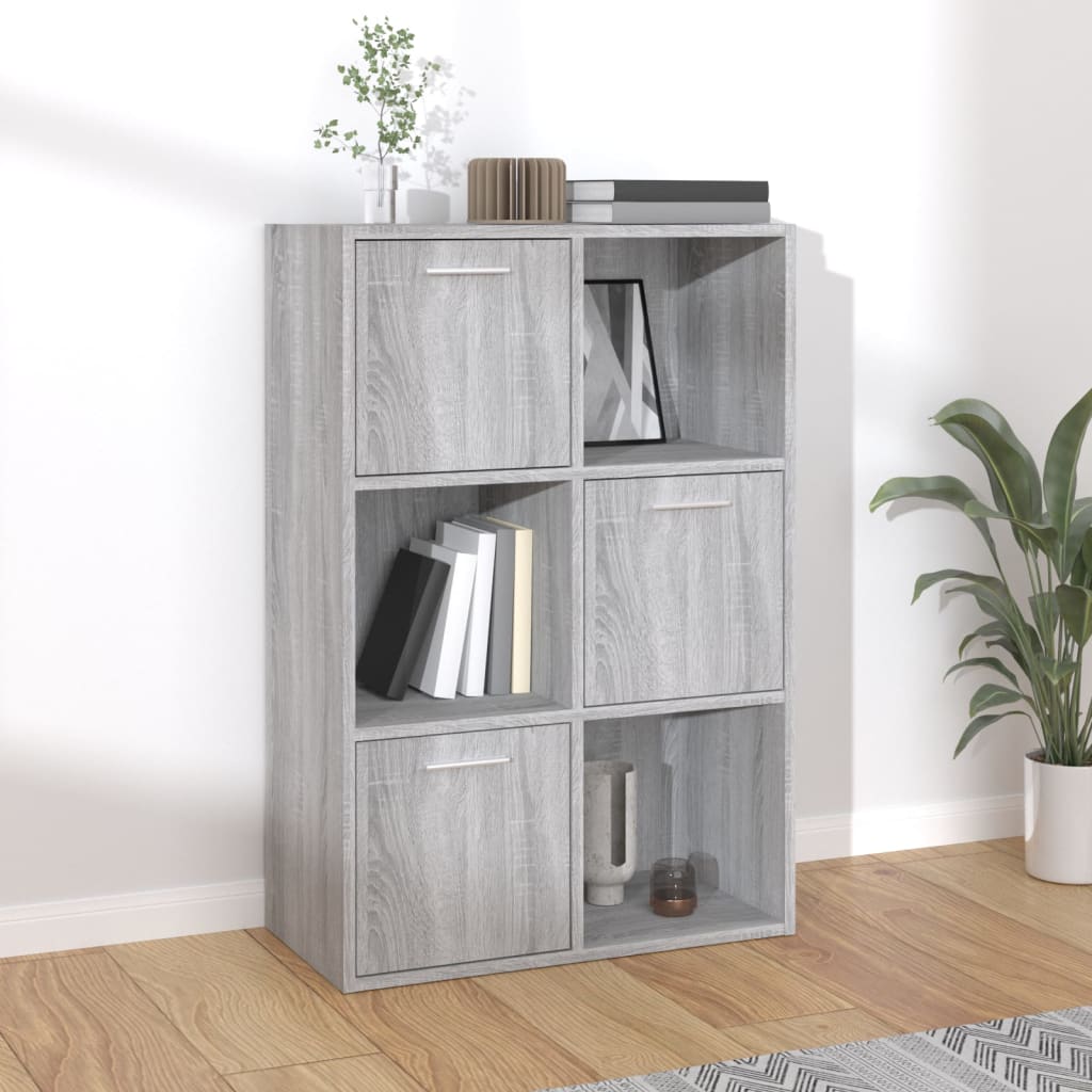Úložná Skříňka Černá 60 X 29,5 X 90 Cm Kompozitní Dřevo