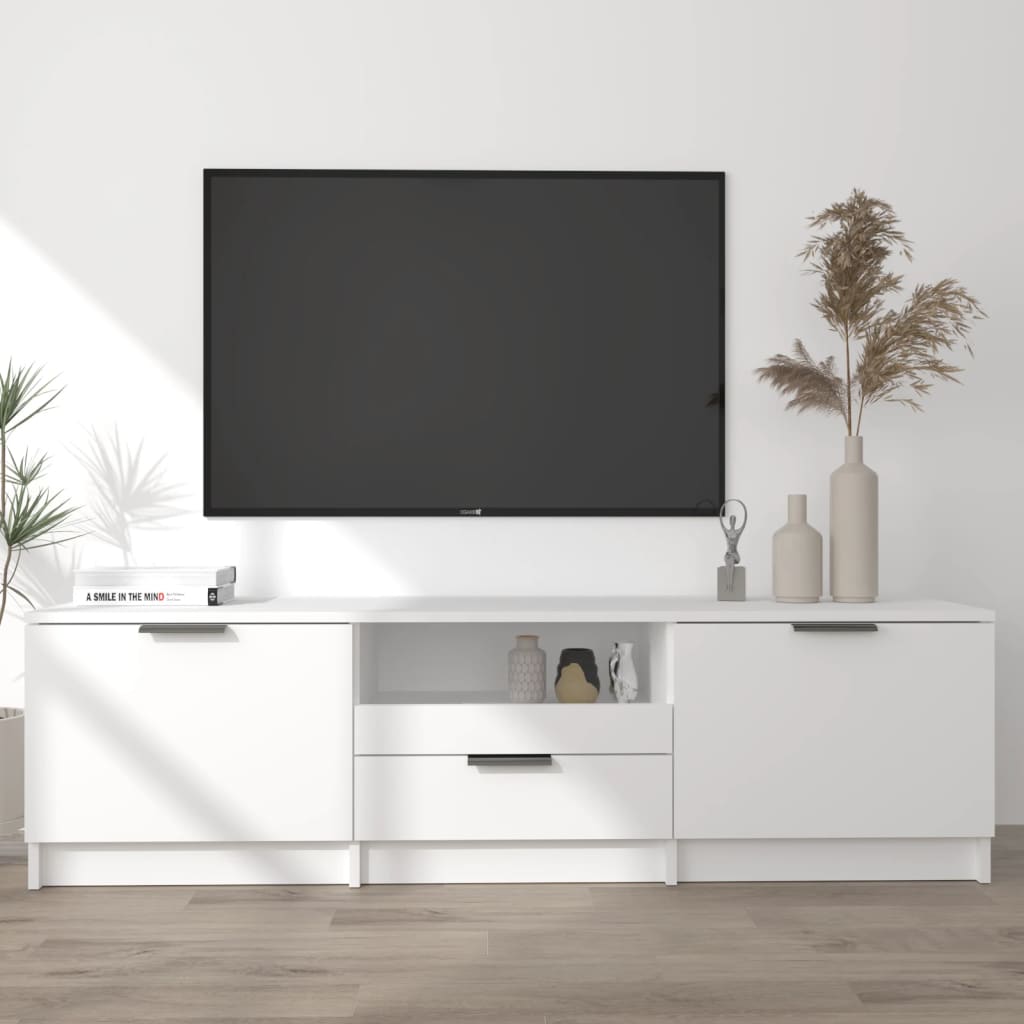 Tv Skříňka 140 X 35 X 40 Cm Kompozitní Dřevo